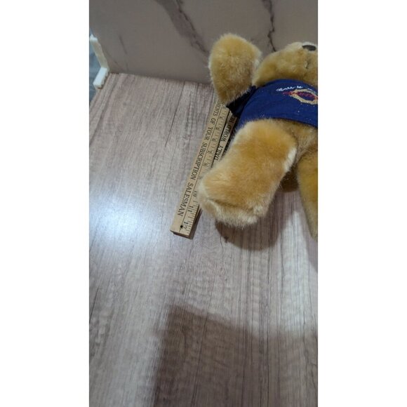 Camp Seafarer Teddy Bear In Navy Shirt Its All Greek to me 12" - Picture 7 of 7